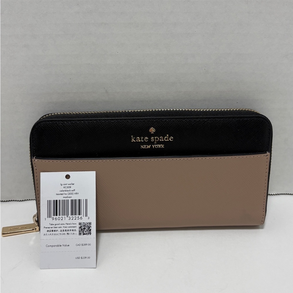 Kate Spade Large continental wallet in colorblock
